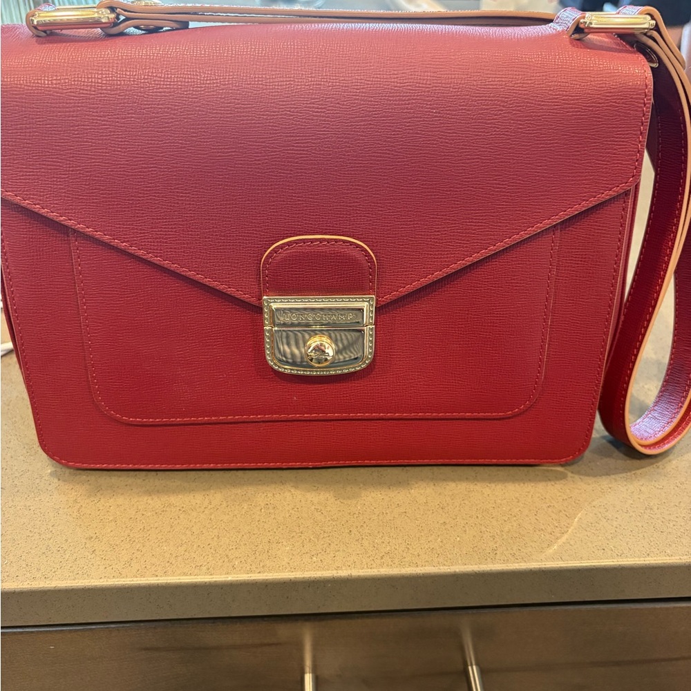 Longchamp Le Pilage Heritage Bag with Gold Hardware
